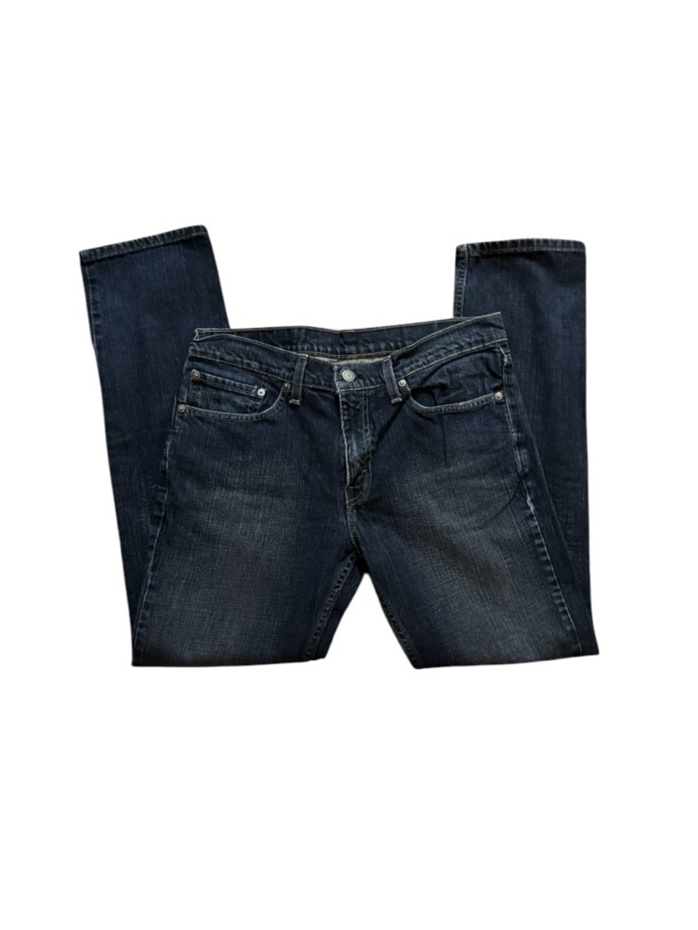 Levi's Men's Indigo Straight Jeans - Picture 4 of 6